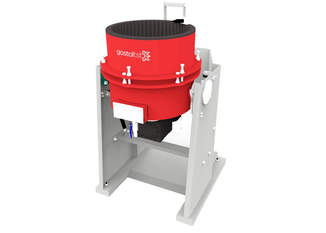 Centrifugal surface finishing machine C