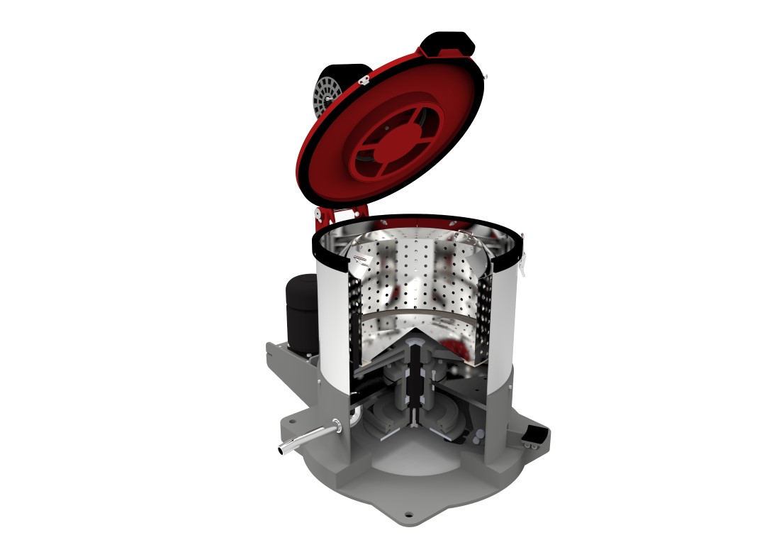 Centrifugal degreasing machine CR